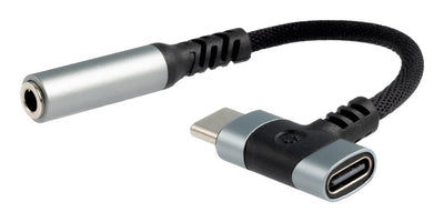 Cable Adapter USB-C/M - AUDIO3.5/H+usb/H 3A 10CM — image 1