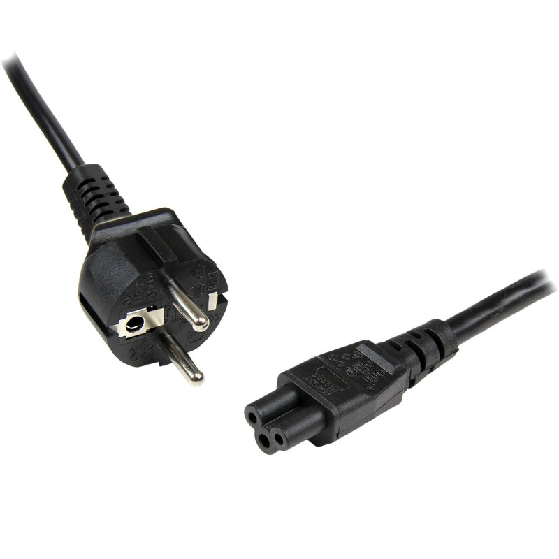 StarTech Cable 1M Power CEE7 a C5 Trebol 3 Clavij