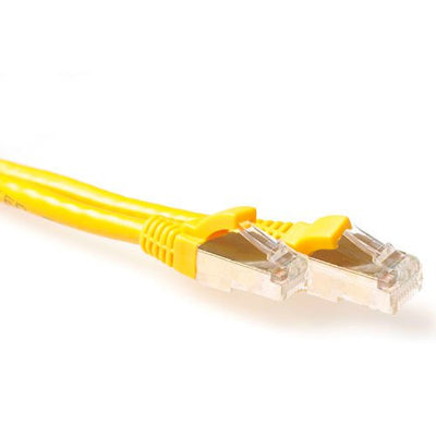 Yellow 5 Meter SFTP CAT.6A Patch Cable Snagless With RJ45 Connectors — image 1