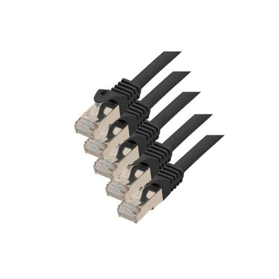 S-conn CAT.7 S/FTP 1M Network Cable Black CAT.7 S/FTP (s-STP) — image 1