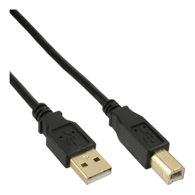 Inline Cable USB 2.0 Type a Male a B Male Black 1,5M — image 1