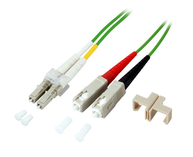 Efb Duplex Network Cable Lc-sc OM5 2M Lszh 2MM Limettengrn