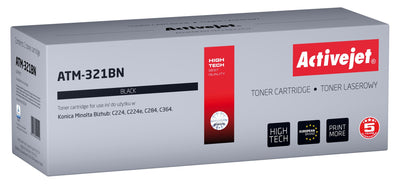 Activejet ATM-321BN Cartridge Toner Compatible Black Replacement Konica Minolta TN321K — image 1