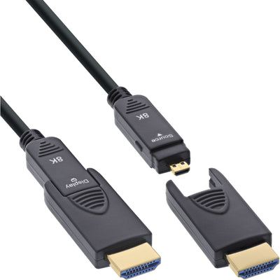 Inline® HDMI Aoc Cable Ultra High Speed Hdmi, 8K4K, Detachable Plug, 40M — image 1