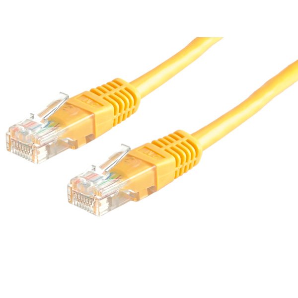 Value 21.99.1562 Network Cable Yellow 5M CAT.6 U/UTP [UTP] (Value CAT.6 UTP Cca Ethernet Cable Yellow 5M)