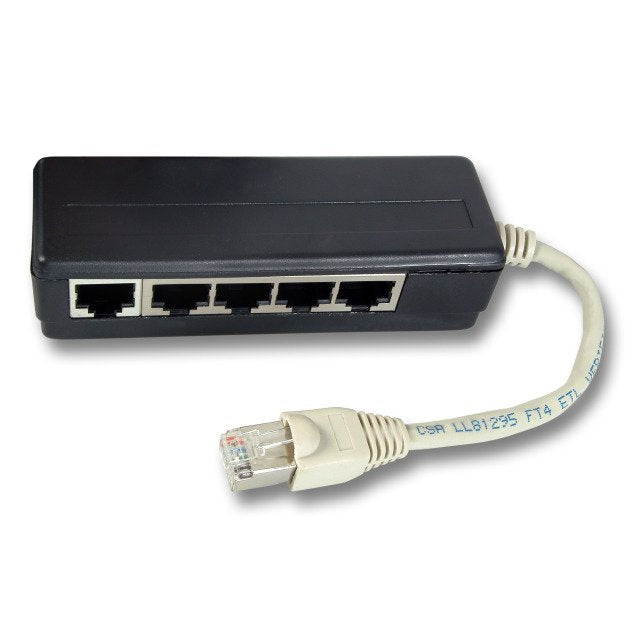 Efb ISDN 5-VÍAS Adapter, RJ45 Connector Male 5 X RJ45 Connector Female Terminiert