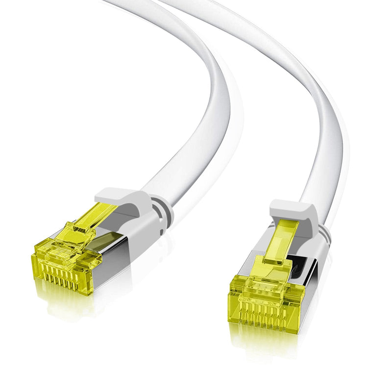 Helos Ultraplano Network Cable U/FTP CAT.6A White 1,0M