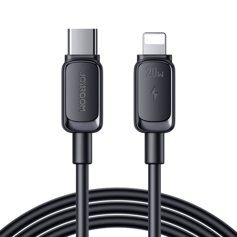 Joyroom Type-c - Lightning Cable Multicolour Series A14, 480MB/S, 20W, 1.2M, Black (S-CL020A111B)