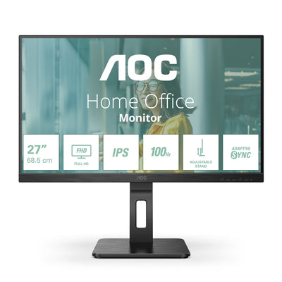 AOC Monitor 27 27P2Q USB VGA DVI HDMI 1920 X 1080 Pixels Full HD Black — image 1