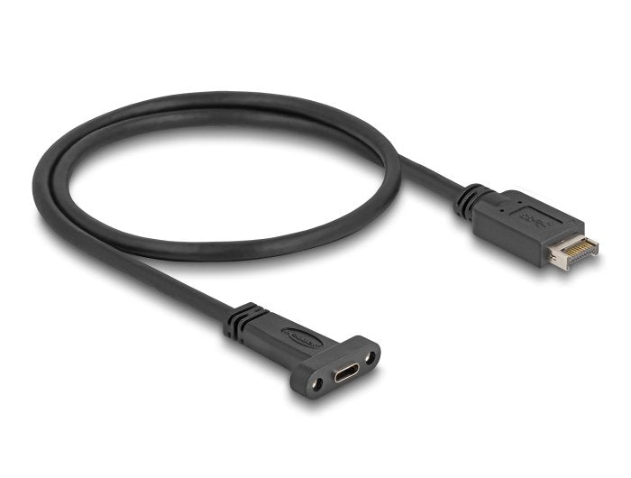 Delock USB 10Gbps USB Cable Type And Key a 20 Pin Connector Male a USB Type-c™ Connector Female Assembly 50CM