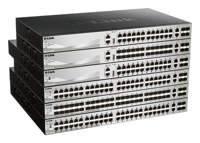 Switch Gestionable L3 D-link Stackable DGS-3130-30PS/ And 24P PoE (370W) Giga + 2P 10G + 4P 10G Sfp + — image 1