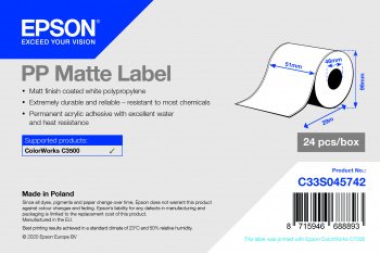 Epson C33S045742 Label Printer White — image 1