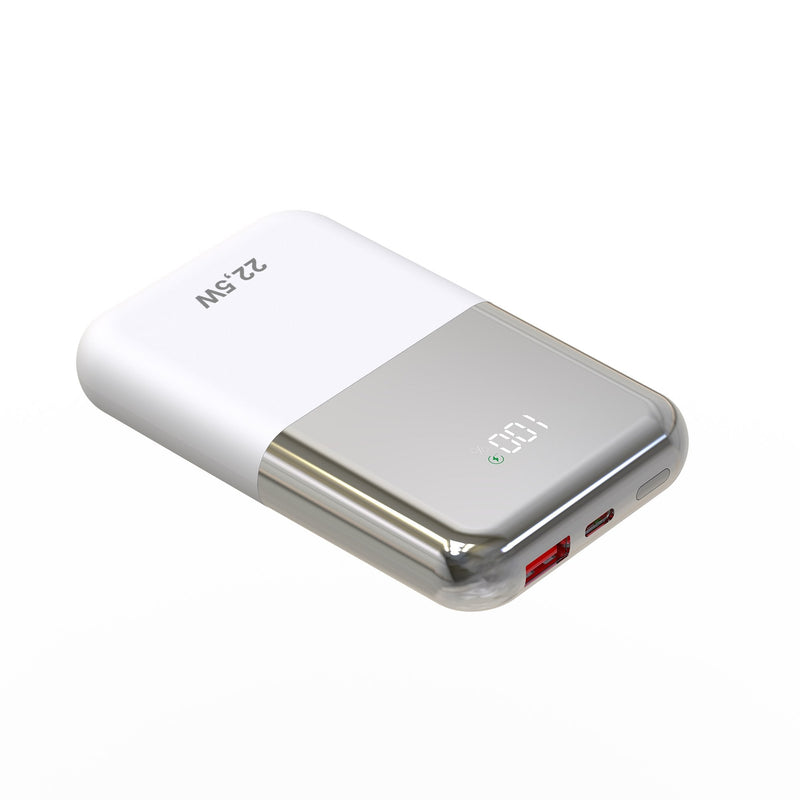 Leotec Powerbank 10000MAH LEPOW22W10WS 22.5W White And Silver Includes USB Cable Type-c