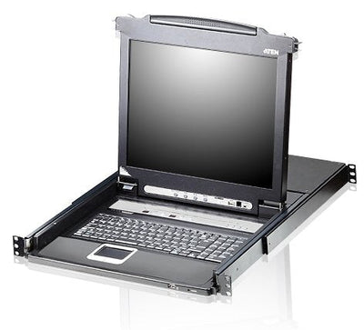 16-PORT 19 LCD CAT.5E/6 KVM Over IP Switch — image 1