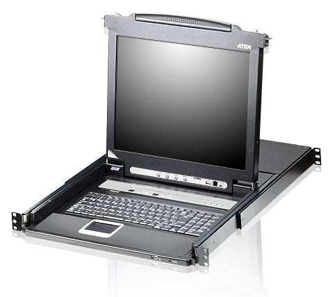 16-PORT 19 LCD CAT.5E/6 KVM Over IP Switch