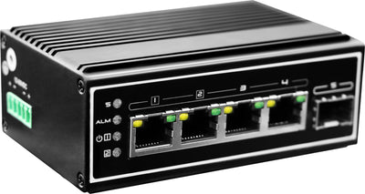 Levelone Switch 5X Ge IGP-0502 DIN-RAIL,-40°C To 75°C PoE — image 1
