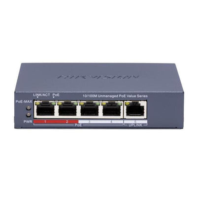 4-PORT Fast Ethernet Unmanaged PoE Switch — image 1