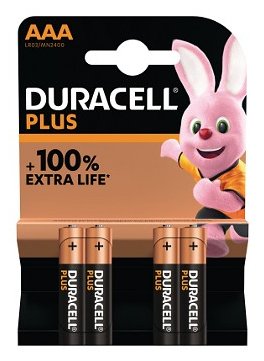 Duracell Pack 4 Batteries Aaa Plus Power Boost DPBLR3B4 1.5V Alcalinas — image 1