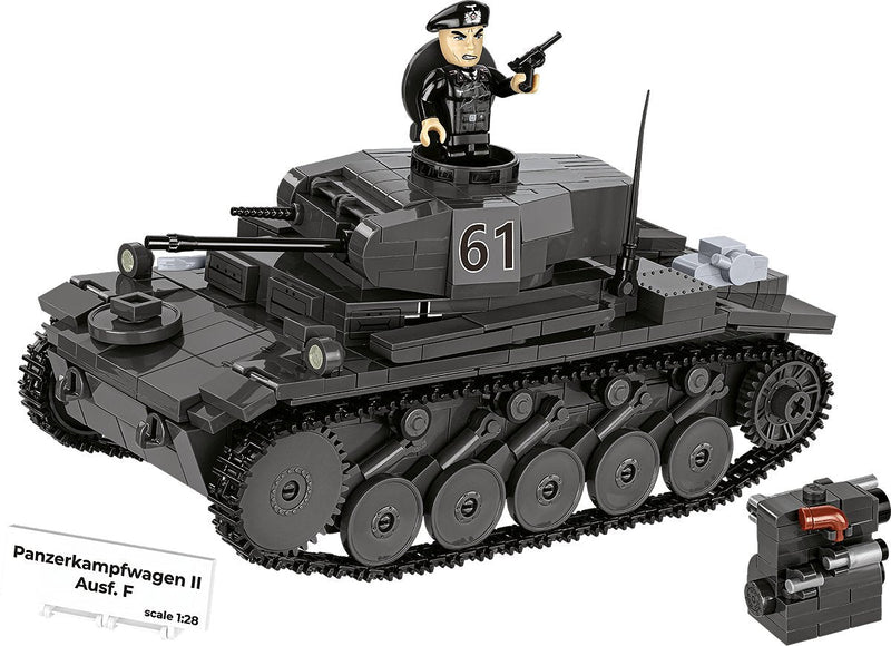 Cobi Panzerkampfwagen Ii Ausf. F, Toy Construcción Escala 1:28 Cobi-2597