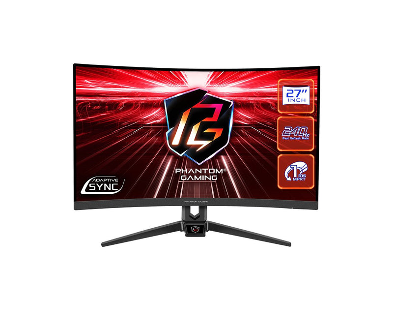 Asrock Monitor PG27F15RS1A 27VA FHD 240HZ Curved 90LXA070-A0E1A0V