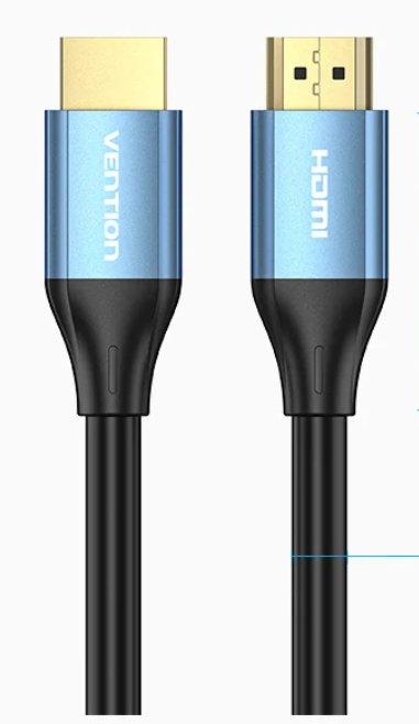 Vention HDMI Cable 2.0 4K Alhsi HDMI Male HDMI Male 3M Blue — image 1