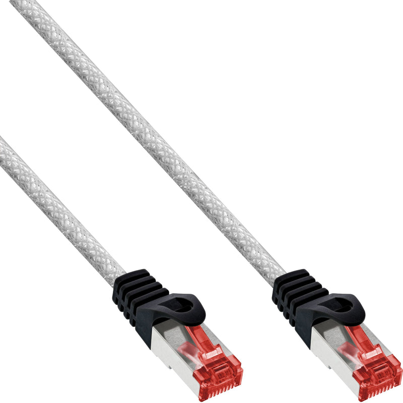 Inline Network Cable S/FTP Pimf CAT.6 250MHZ Pvc Cobre Transparent 0.3M