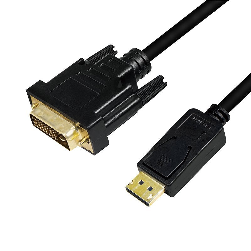 Logilink CV0132 Adapter Cable DisplayPort DVI Black