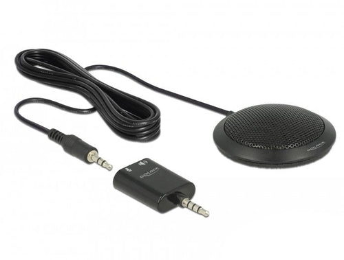 Delock 65873 Microphone Surface Desk Black — image 1
