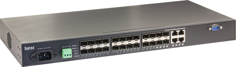 Barox Switche For 19 4X10/100/1000TX, RJ45, 24X100/1000FX