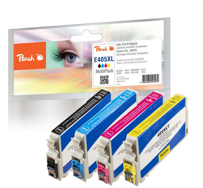 Peach Ink Compatible Epson 405XL Multipack, T05H6, Fw