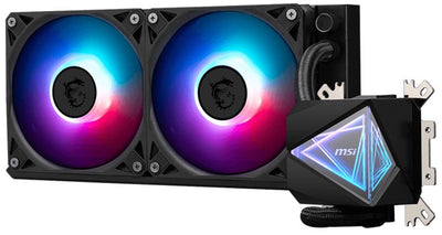 Msi Mag Coreliquid I240 Aio Refrigeración Líquida, Colplate Ampliada, Fans ARGB Blockhead And Ldb, Radiator Fl — image 1