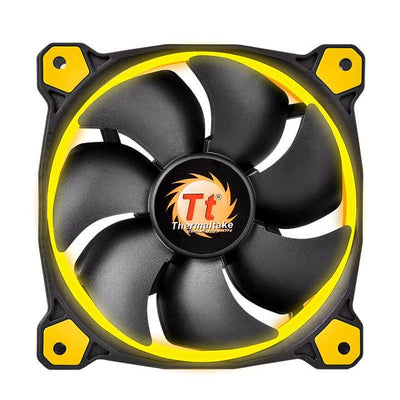 Thermaltake Fan Riing 14 LED Yellow 140X140X25, Black/Yellow CL-F039-PL14YL-A — image 1