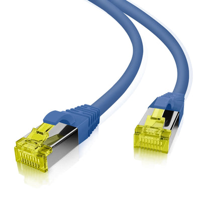 Helos 263754 Network Cable Blue 1M CAT.6A S/FTP (s-STP) — image 1