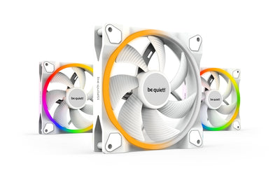 Fan 140X140 Be Quiet Light Wings White Pack 3UD 1500RPM PWM ARGB — image 1