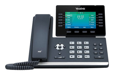 Yealink SIP-T54W Phone IP Black Terminal With Connection Cable LCD 10 Líneas Wi-Fi — image 1
