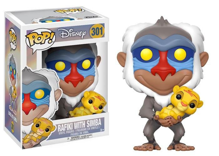 Funko Pop Rey Leon Rafiki Con Simba