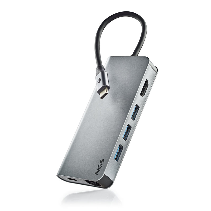 Ngs Docking USB Type-c WONDERDOCK8 3x USB 1x USB Type-c DP 1x HDMI 1x RJ45 1XLECTOR Cards SD