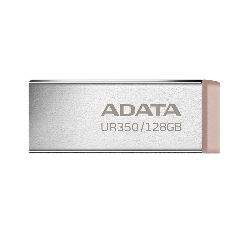 ADATA UR350-128G-RSR/Bg, Pencil USB Níquel/Brown