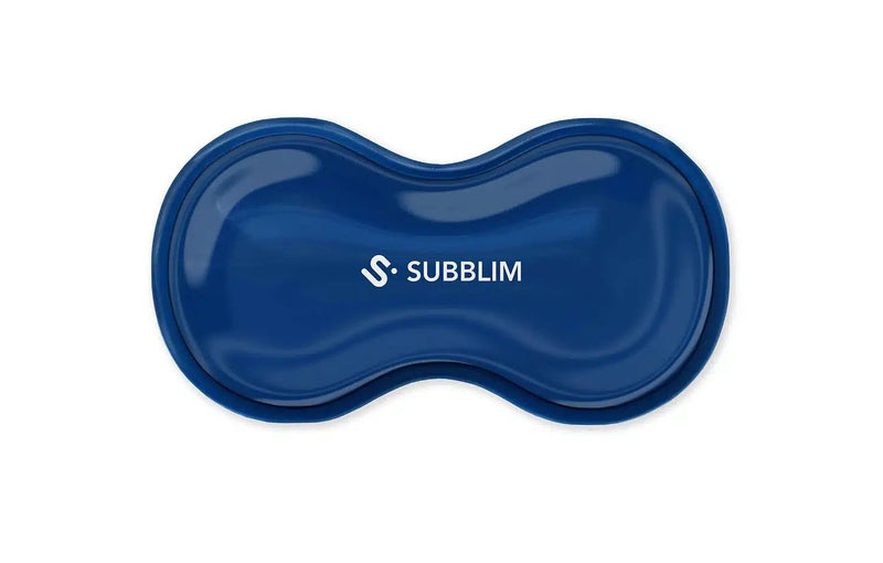 Subblim Wrist Rest Ergo Glass Flex Blue Oscuro