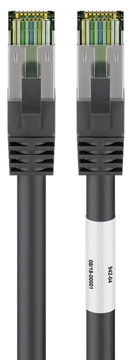Goobay 66722 Network Cable Black 2M CAT.8.1 S/FTP (s-STP) — image 1