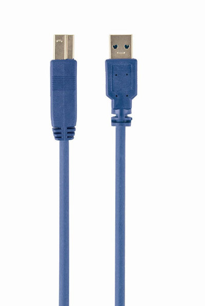 Gembird USB Cable 3.0 Printer 3M Blue — image 1