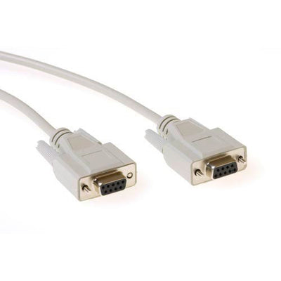 10 Metre Serial 1:1 Connection Cable 9 Pin D-sub Female - 9 Pin D-sub Female — image 1