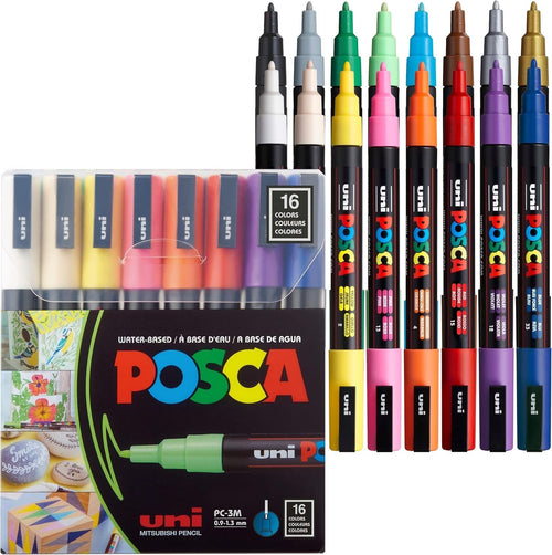 Posca Marker Uni PC-3M 16ER Set — image 1