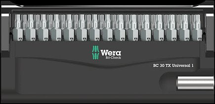 Wera Puntas Atornilladores Bit-check 30 Tx Universal 1 Sb