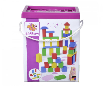 Eichhorn Bloques Construcción Wood Colours 50, Toys Construcción 100050161 — image 1