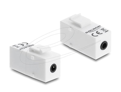 Keystone Módulo Connector Jack Female 3,5MM 4 Pin a Connector Jack Female 3,5MM 4 Pin White — image 1