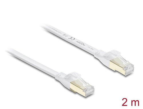 Delock RJ45 Flachband Network Cable CAT.8.1 U FTP 40Gbps, 2M — image 1