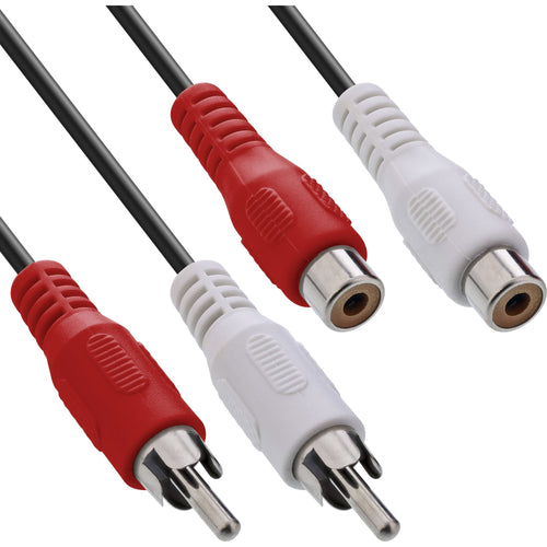 Inline Cable Audio 2X Rca Male a Female 20M — image 1