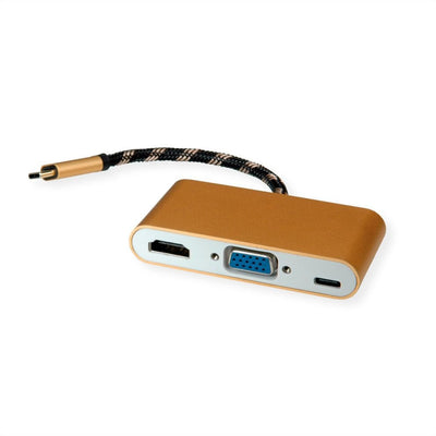 Roline Gold Display Adapter USB Type-c - VGA HDMI C (pd) — image 1