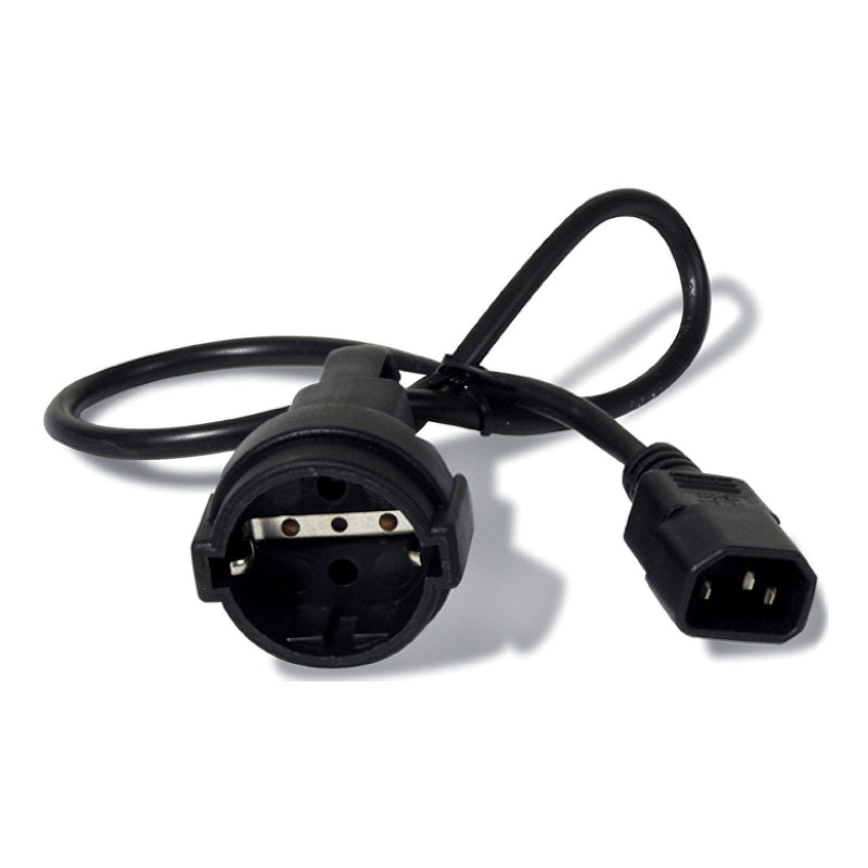 Apc AP9880 Cable Transmisión Black 0,6M C14 Acoplador CEE7/7